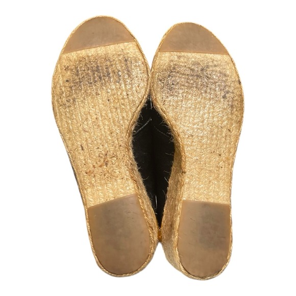 Women's Adrienne Vittadini Wedged Heeled Sandals Black Size 7.5 - Picture 6 of 6